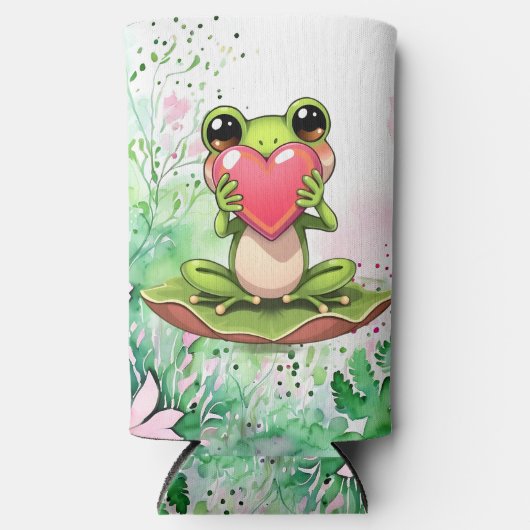Personalized Chibi Toad in Pink and Green (Voorkant)