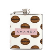 Personalized Chic Coffee Bean Heupfles (Voorkant)