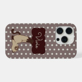 Personalized Chic Polka Dot  (Verso Horizontal)