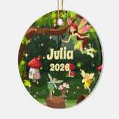 Personalized Child Name Fairy Ornament (Links)