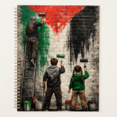 Personalized Children of Gaza Painting PS Flag  Planner (Voorkant)