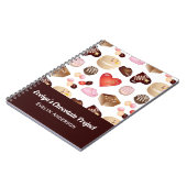 Personalized Chocolate Candy Notitieboek (Linkerzijde)