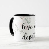 Personalized Christian Valentine Gift | Love Mug (Devant gauche)