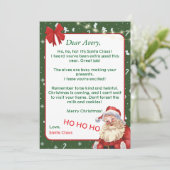 Personalized Christmas Card for a Unique Holiday Kaart (Staand voorkant)