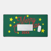 Personalized Christmas Desk Mat (Clavier et souris)