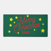 Personalized Christmas Desk Mat (Recto)