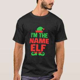 Personalized Christmas Elf T-shirt