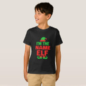 Personalized Christmas Elf T-shirt (Voorkant volledig)