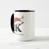 Personalized Christmas Family Mug for Mom and Dad (Devant gauche)