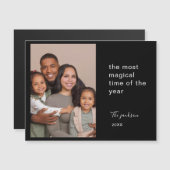 Personalized Christmas Holiday Photo Memory Design (Voorkant / Achterkant)