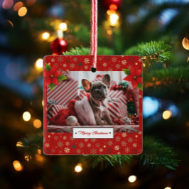 Personalized Christmas Holidays Photo Keramisch Ornament