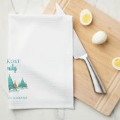 Personalized Christmas Kitchen Towels Theedoek (Quarter Fold)
