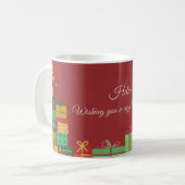 Personalized Christmas Mug – Cozy Holiday Design (Devant gauche)