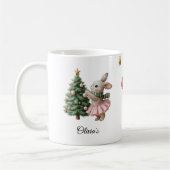 Personalized Christmas Mug Custom Name Holiday Cup (Gauche)