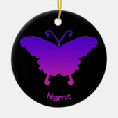Personalized Christmas Ornament Butterfly Cool (Voorkant)