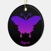 Personalized Christmas Ornament Butterfly Cool (Links)
