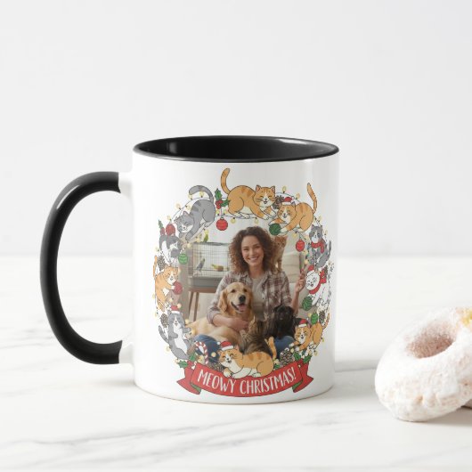 Personalized Christmas Pet Mug (Avec donut)