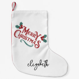 Personalized Christmas Stocking|Custom Decoration Kleine Kerstsok