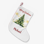 Personalized Christmas Stocking Kleine Kerstsok (Voorkant (Hangend))