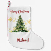 Personalized Christmas Stocking Kleine Kerstsok (Voorkant)