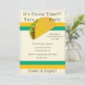 Personalized Cinco de Mayo Taco Party Invitation (Debout devant)