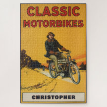 Personalized Classic Vintage Motorbike Collector  