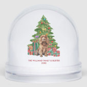 Personalized Cocker Spaniel Dog Christmas (Avant)