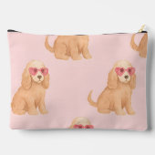 Personalized Cocker Spaniel Dog with Glasses Etui (Achterkant)