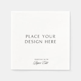 Personalized Cocktail Napkins Add Your Own Design Servet