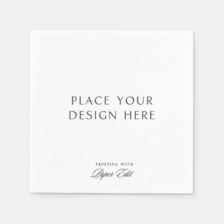 Personalized Cocktail Napkins Add Your Own Design Servet