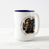 Personalized Coffee Cat Mug (Devant droit)