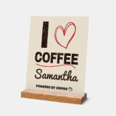 Personalized Coffee Lover Powered by Coffee Gift (Angle)
