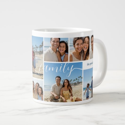 Personalized Coffee Mug with Family Memories Extra Grote Beker (Voorkant rechts)