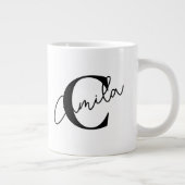 Personalized coffee mug with name extra grote beker (Rechts)