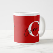 Personalized coffee mug with name extra grote beker (Voorkant rechts)