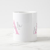 Personalized coffee mug with name extra grote beker (Voorkant)