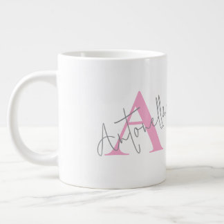 Personalized coffee mug with name extra grote beker