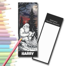 Personalized COLOR IT & DRAW Bigfoot