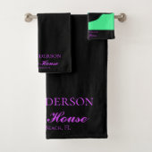 Personalized Colorful Tropical Sea Turtle Family (En situation)