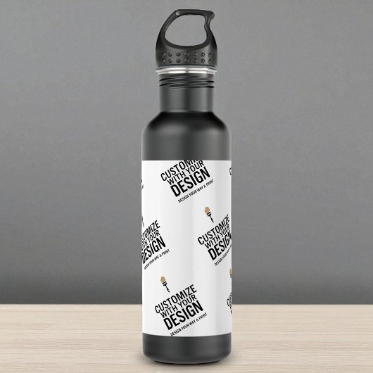 Personalized Company Branded Custom Minimalist  Waterfles