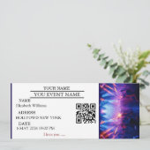 Personalized Concert Ticket Gift Surprise Gifts  Kaart (Staand voorkant)
