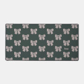 Personalized Coquette Bow Bureaumat (Voorkant)