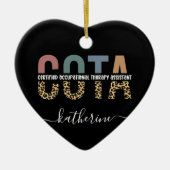Personalized COTA Occupational Therapy Assistant Keramisch Ornament (Voorkant)