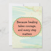 Personalized Counseling Appreciation Note – Custom Bedankkaart (Achterkant)