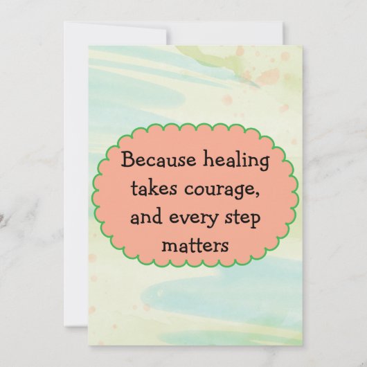 Personalized Counseling Appreciation Note – Custom Bedankkaart (Achterkant)