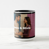 Personalized Couple Mug  Add Your Own Photo & Name Mok (Midden)