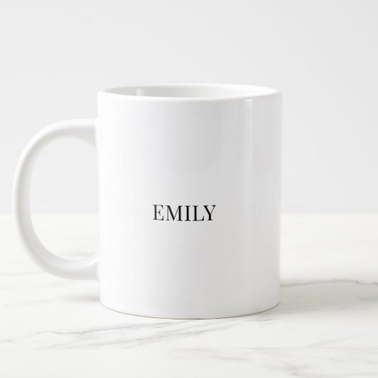 Personalized Couple Name Mug | Minimal His and Her (Gauche)