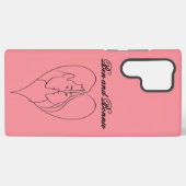 Personalized Couples Samsung & iPhone Case Samsung Galaxy Hoesje (Achterkant horizontaal)