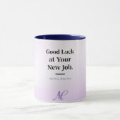Personalized Coworker Farewell Mug – Custom Name (Centre)