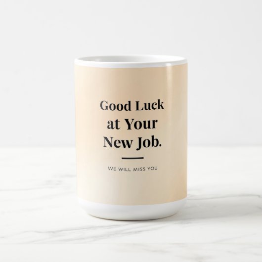 Personalized Coworker Farewell Mug – Custom Name Magische Mok (Midden)